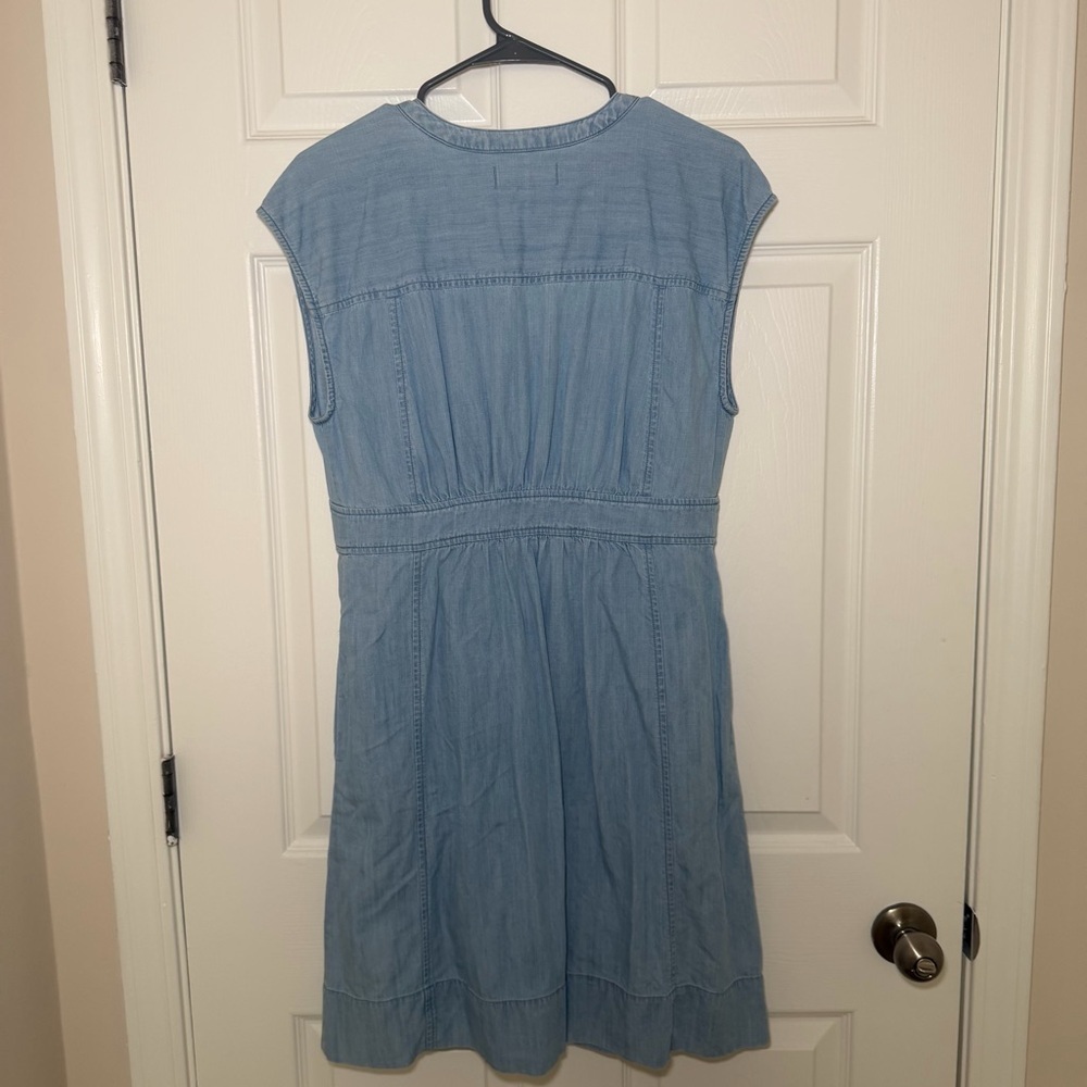Madewell Denim Cap Sleeve Mini Dress - Picture 5 of 6